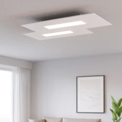 Plafoniere Moderne-Top Light Wally toplight plafoniera led moderna bianca
