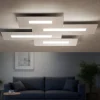 Plafoniere Moderne-Top Light Wally plafoniera moderna bianco per soggiorno
