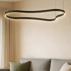 Lampadari Moderni-Ideal Lux Waves-2 sp lampadario moderno nero led