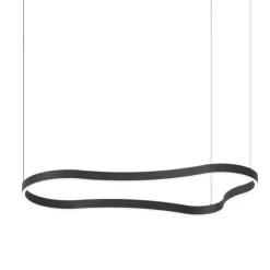 Lampadari Moderni-Ideal Lux Waves-2 sp lampadario moderno nero led