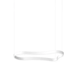 Lampadari Moderni-Ideal Lux Waves-1 sp lampadario moderno bianco led 94cm