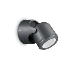 Faretti Da Esterno-Ideal Lux Xeno ap1 applique singolo da esterno ip44 nero orientabile