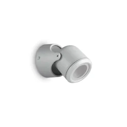 Faretti Da Esterno-Ideal Lux Xeno ap1 faretti da esterno luce orientabile grigio ip44 gu10 220v