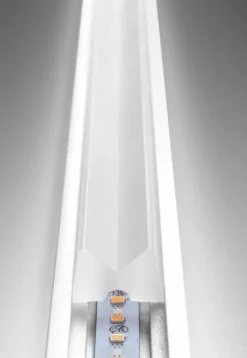 Applique Da Parete-Stilnovo Xilema applique led 25w 3000k moderno alluminio lucido