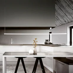 Lampadari Cucina-Ideal Lux Yoko sp lampadario per isola cucina moderna bianco led 16w 3000k