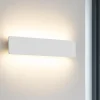 Applique Da Parete-Ideal Lux Zig zag ap d53 applique led 2700k bianca moderna
