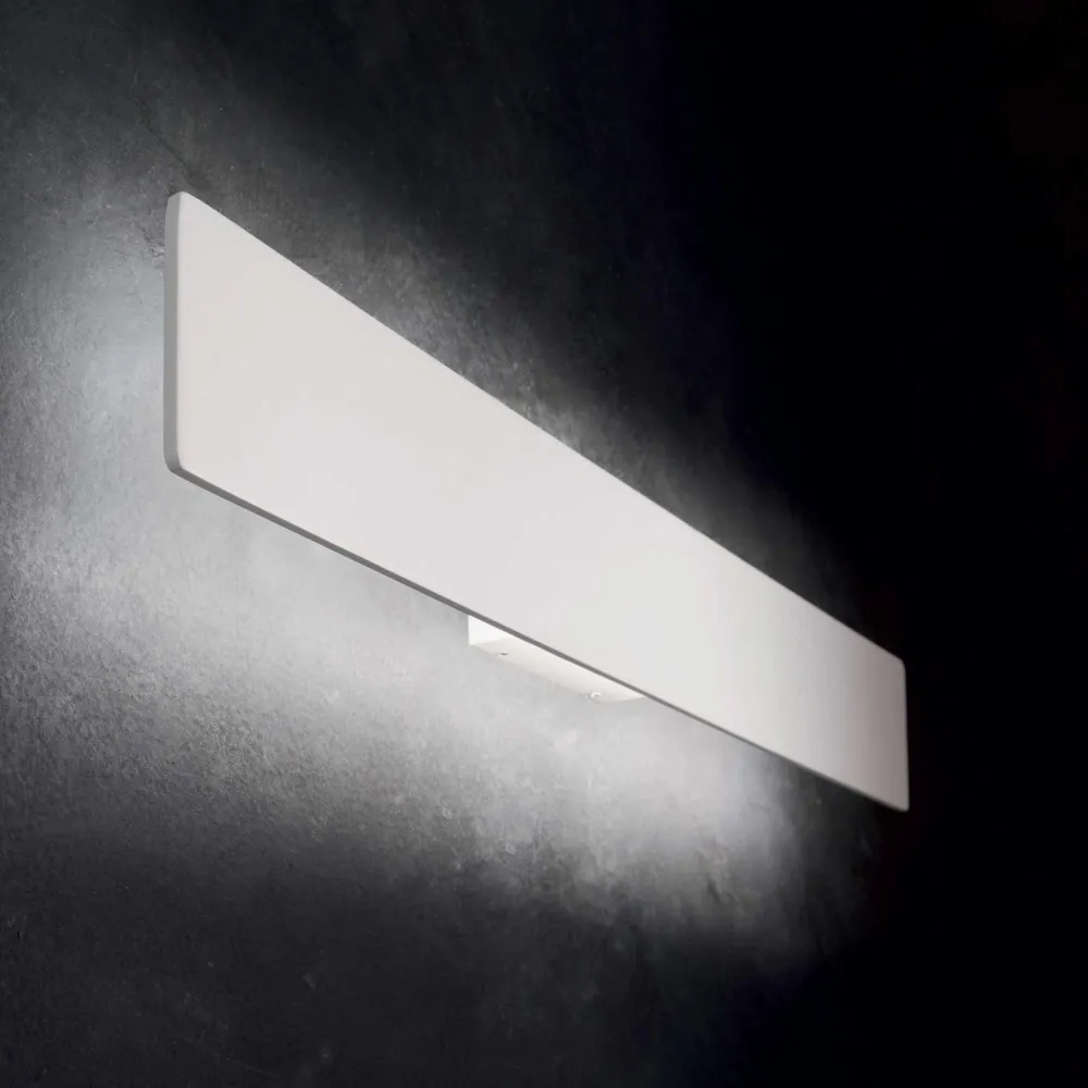 Applique Da Parete-Ideal Lux Zig zag ap d53 applique led 2700k bianca moderna