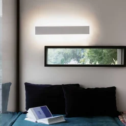 Applique Da Parete-Ideal Lux Zig zag ap d53 applique led 2700k bianca moderna