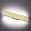 Applique Da Parete-Ideal Lux Zig zag ottone ap1 d53 applique moderna led 23w 3000k per interni
